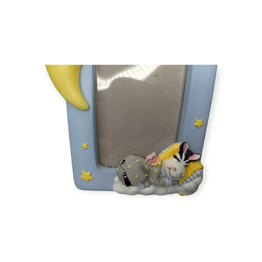 2012 Enesco Precious Moments Vicki Schreiner Bazooples Zach Zebra Photo Frame